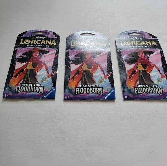 Disney Lorcana Floodborn booster packs, 3 new sealed boosters - Picture 2 of 6